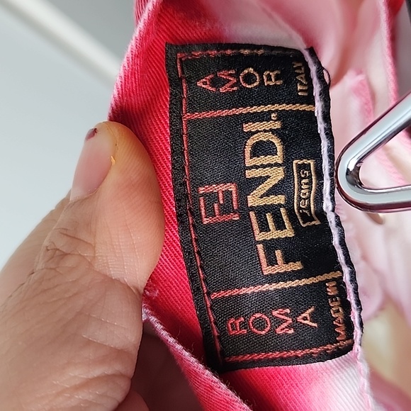 Vintage Fendi Jeans Ombre Made in Italy Cotton Denim Jeans - Picture 7 of 8